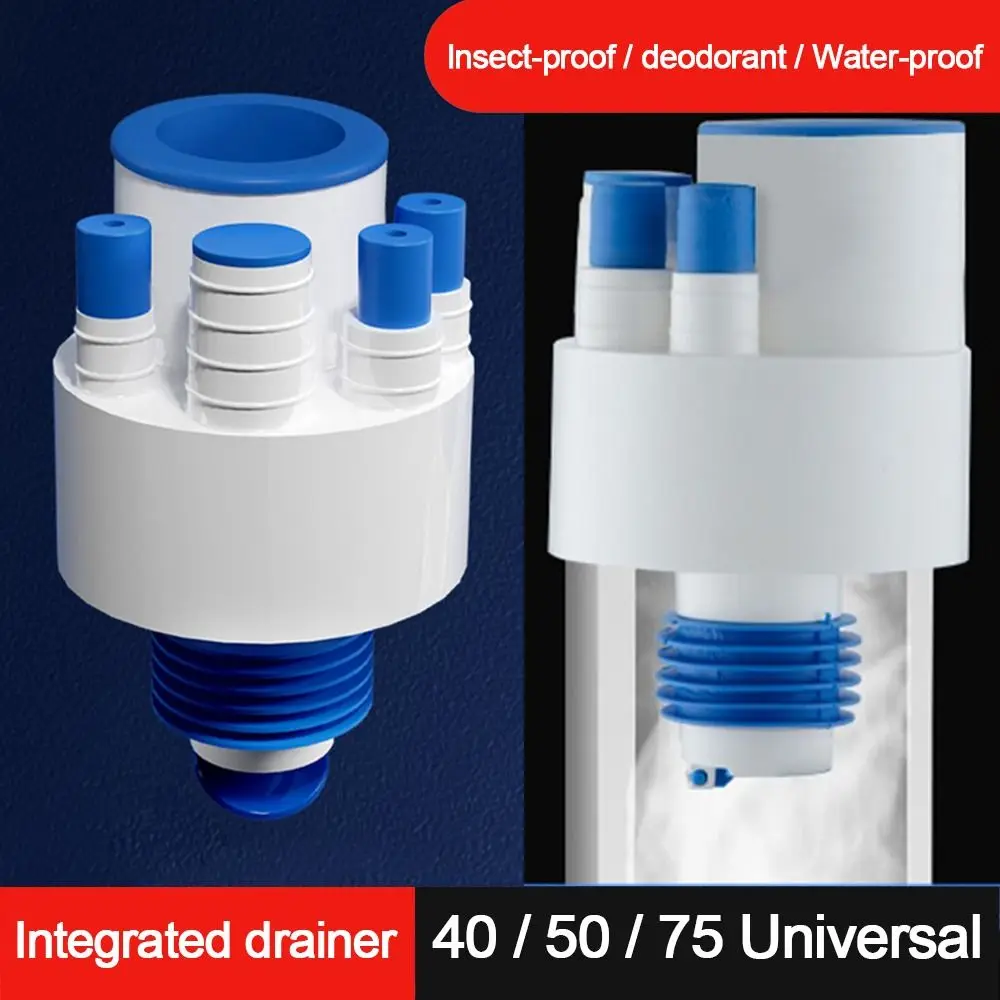 

Адаптер сливной трубы для раковины с защитой от запаха, уплотнительное кольцо, многофункциональный разъем для водопроводной трубы для посудомоечной машины, аккуратное соединение дренажной трубы