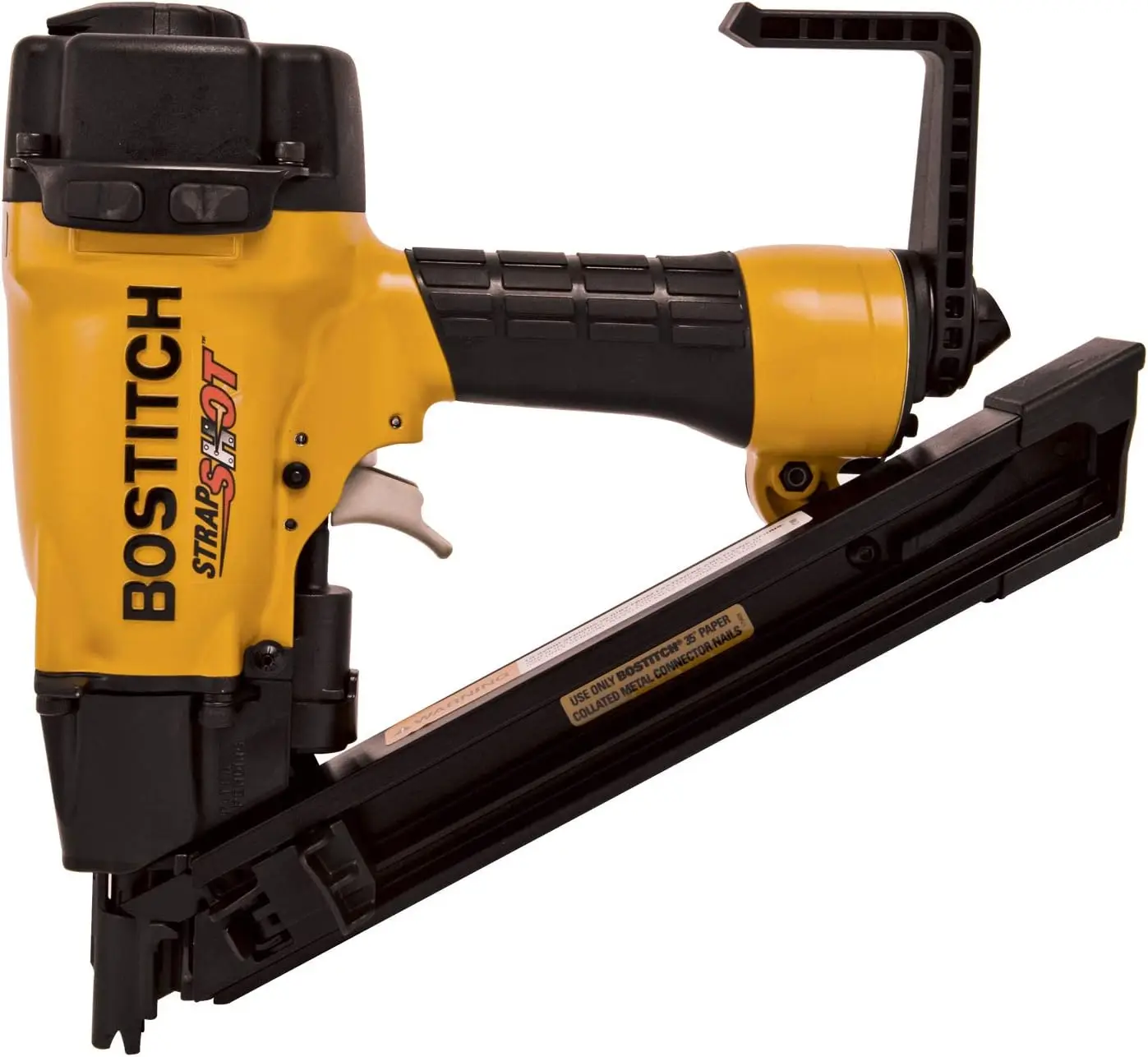 Metal Connector Nailer 1-1/2-Inch Exclusive Safety System Prevents Misfires Low Nail Lockout Prevents Dry Fires