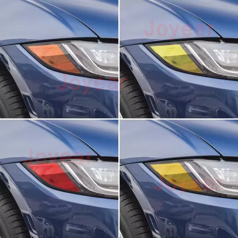 

For Jaguar XEL 2021-2023 Car Front Headlight Daytime Running Light Pillar Trim Stickers Cover Decoration Accessories