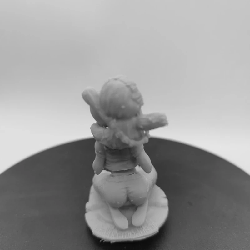1/24 스케일 수지 그림 모델 키트 애니메이션 공주 조립되지 않은 도색되지 않은 3D 인쇄 DIY 장난감 355