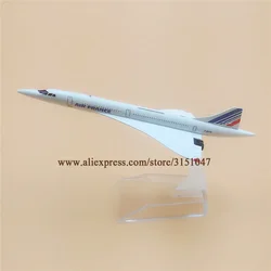 Alloy Metal Air France Costa Concorde Concordia F-BVFB Airways Airlines Plane Model Airplane Model w Stand Aircraft 15.5cm