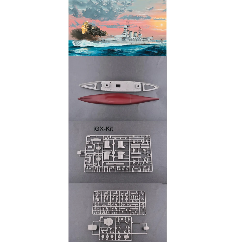 

Trumpeter 05319 1/350 Scale Italian Battleship Littorio Ship Assembly Plastic Handcraft Model Building Kit