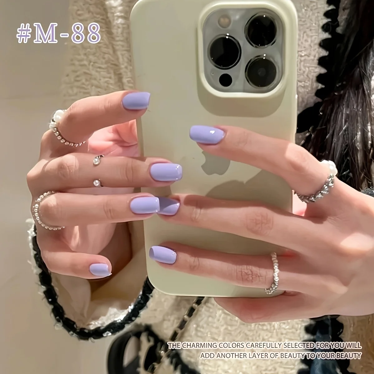 6pcs XEIJAYI  Purple Gel Nail Polish Set, 15ml French Nail Gel Polish, Soak Off UV Light Cure Gel Polish For Nail Decoration