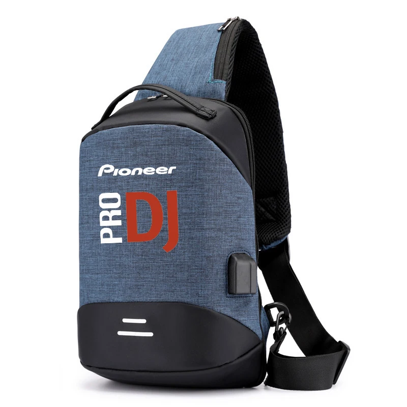 Pioneer Pro Dj-Bolso de hombro multifuncional para hombre, bandolera de viaje a la moda para pareja, bolso de pecho deportivo informal para