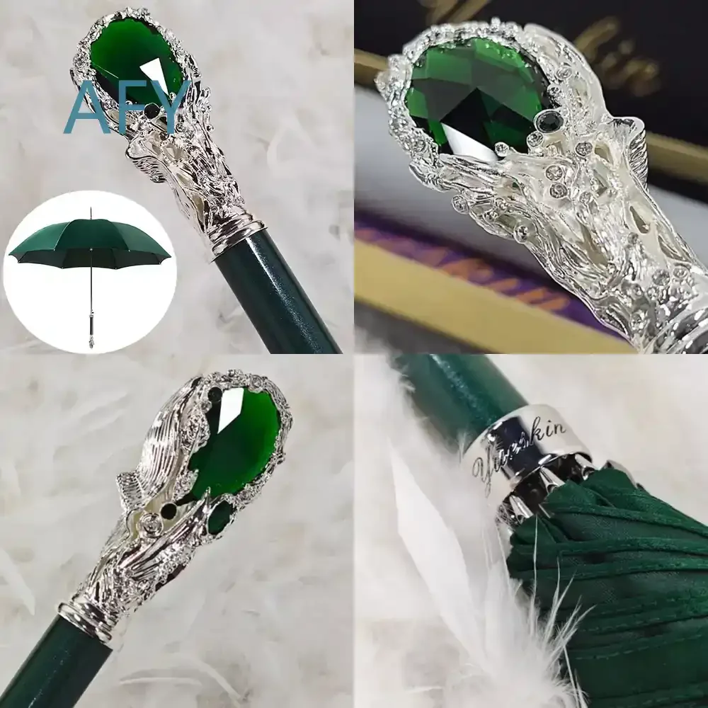 Creative Sun Umbrella for Outdoor Use Long Handle Rainproof UV Protection Sunshade Umbrella for Garden Patio Beach Birthday