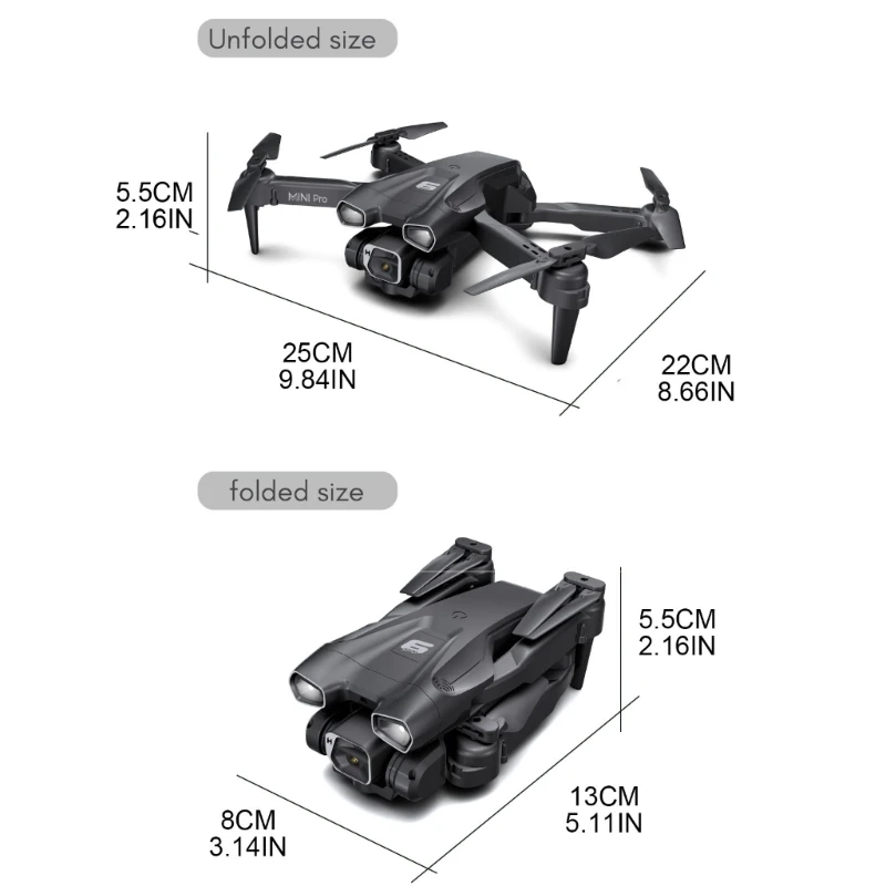 2023 Nowy dron z kamerą dla dorosłych Wideo na żywo 4K Ultra FPV, kąt 150°, trzymanie wysokości