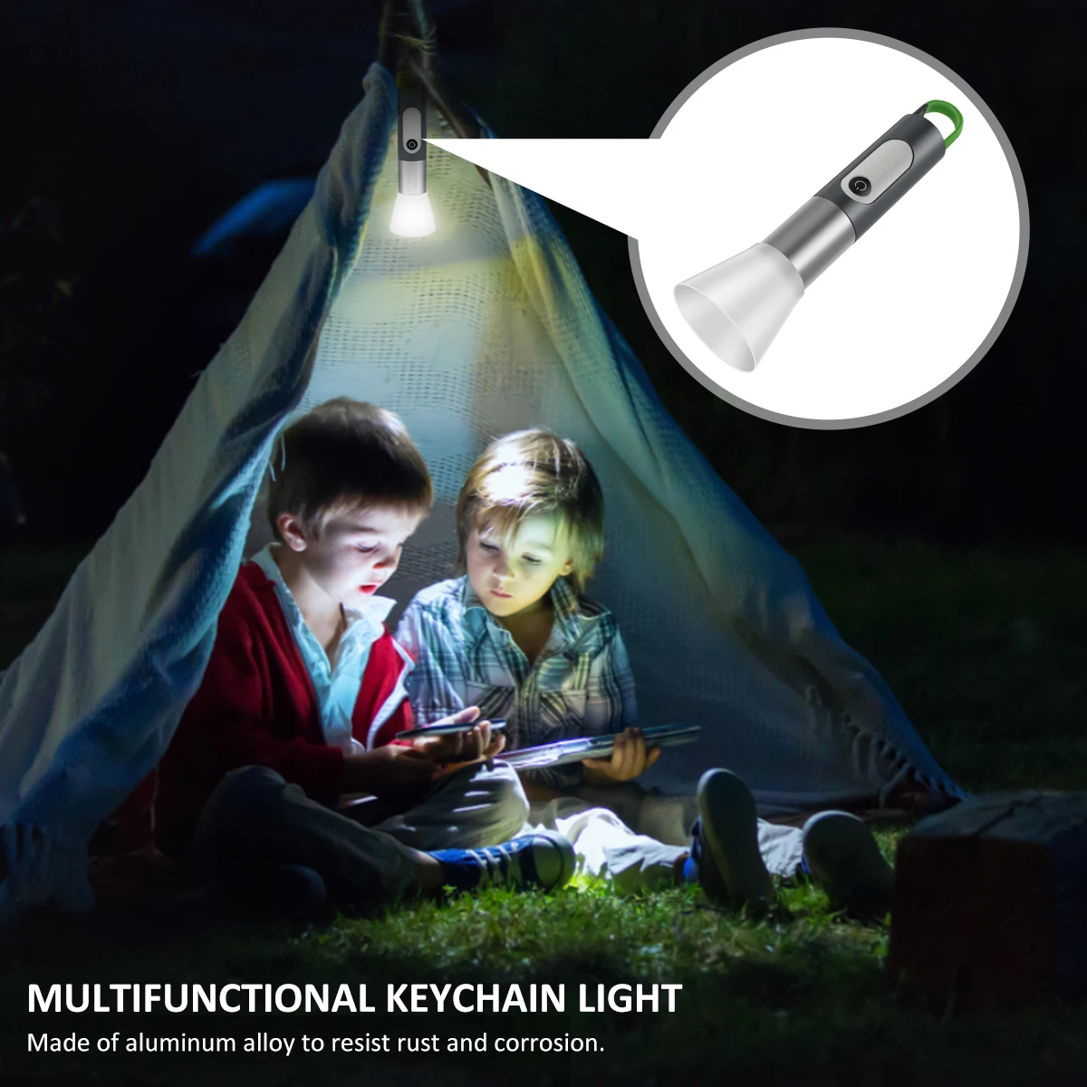 NEW Mini Flashlight USB Rechargeable Pocket Torch with 4 Lighting Modes IPX4 Waterproof Super Bright LED Flashlights Handheld