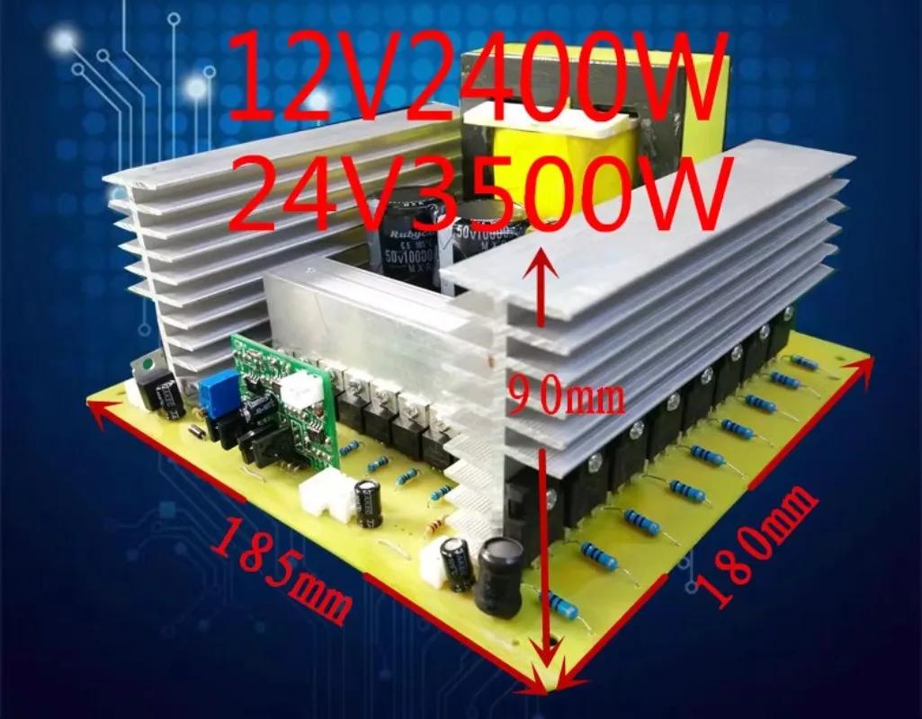 DIY Front Booster Accessories 12V2400W24V3500W High Power EE85B Transformer Finished Front Stage