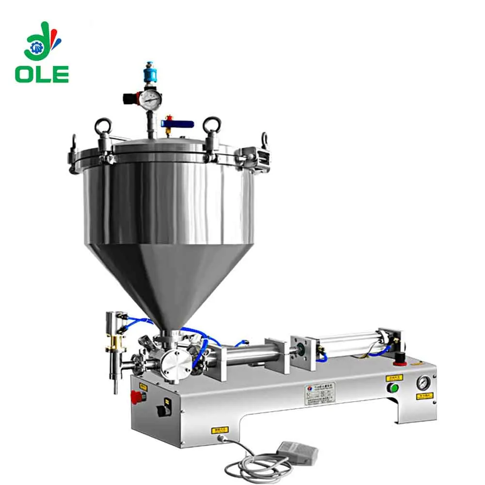 Pressure Paste Filling Machine Semi Auto Toothpaste Filler Pneumatic Gel Detergent Filling Machine