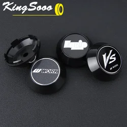 4PCS WORK Emotion XT7 Rim Cap 60mm Clip Sport Wheel Center Cap MEISTER EQUIP Racing Emblem Sticker Wheel Cover Hub Cap