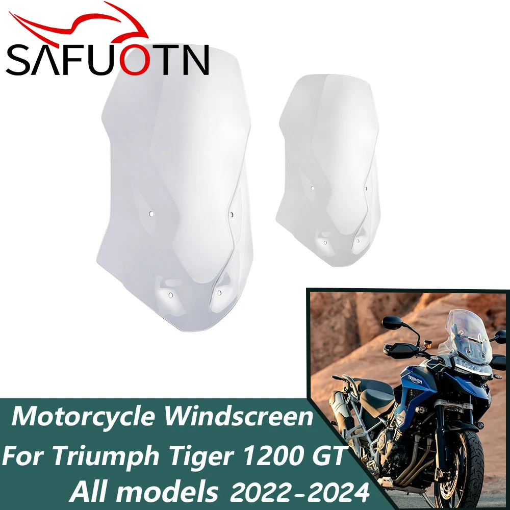 

Motorcycle Windshield Windscreen for Triumph Tiger 1200 GT Pro Rally Explorer Wind Screen Shield Deflector Accessories