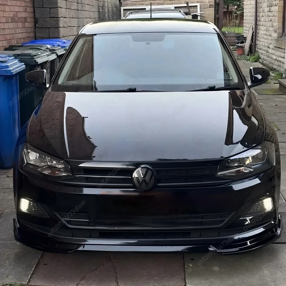 

Car Front Bumper Lip Splitter Spoiler Diffuser For VW Polo MK5 6R TSI TDI Standard 2009-2017 & MK6 TSI TDI 2017-2021 Bodykits