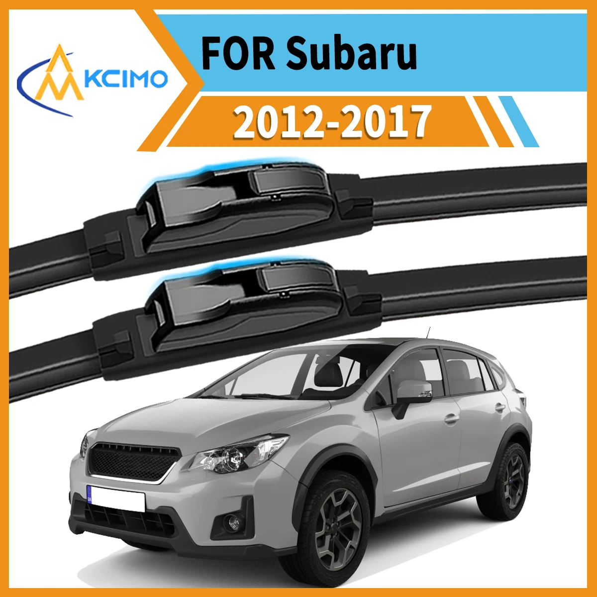 

Crystal Clear Every Drive 2Pack Wiper Blades For Subaru Crosstrek 2012-2017 All-Season Performance Reduced Noise Enhanced Safety