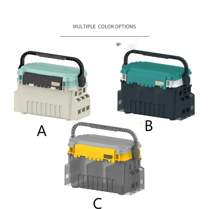 

NEW OEM Fishing Tackle Box Big Fishing Tool Box Multi-function ABS Thickened Rod Lure Storage Sea Goods for Fishing