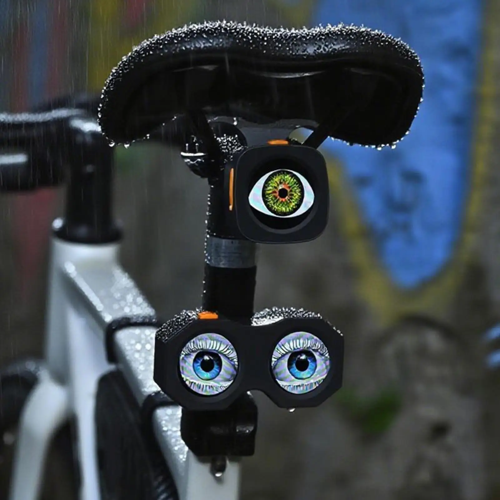 Dynamics Devil Eye Bike Taillight Rechargeable Bicycle Rear Light APP Control LED Road Bike Back Rear Lamp Cycling Tail Light