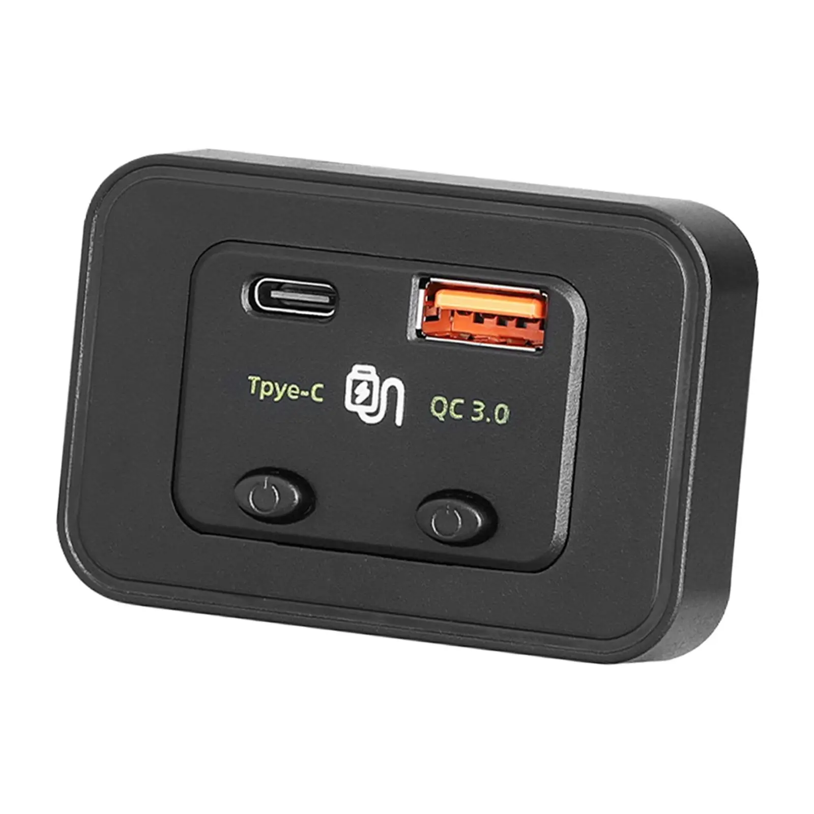 RV USB Outlet PD3.0 Type C + Quick Charge 3.0 USB A Port for Truck Car