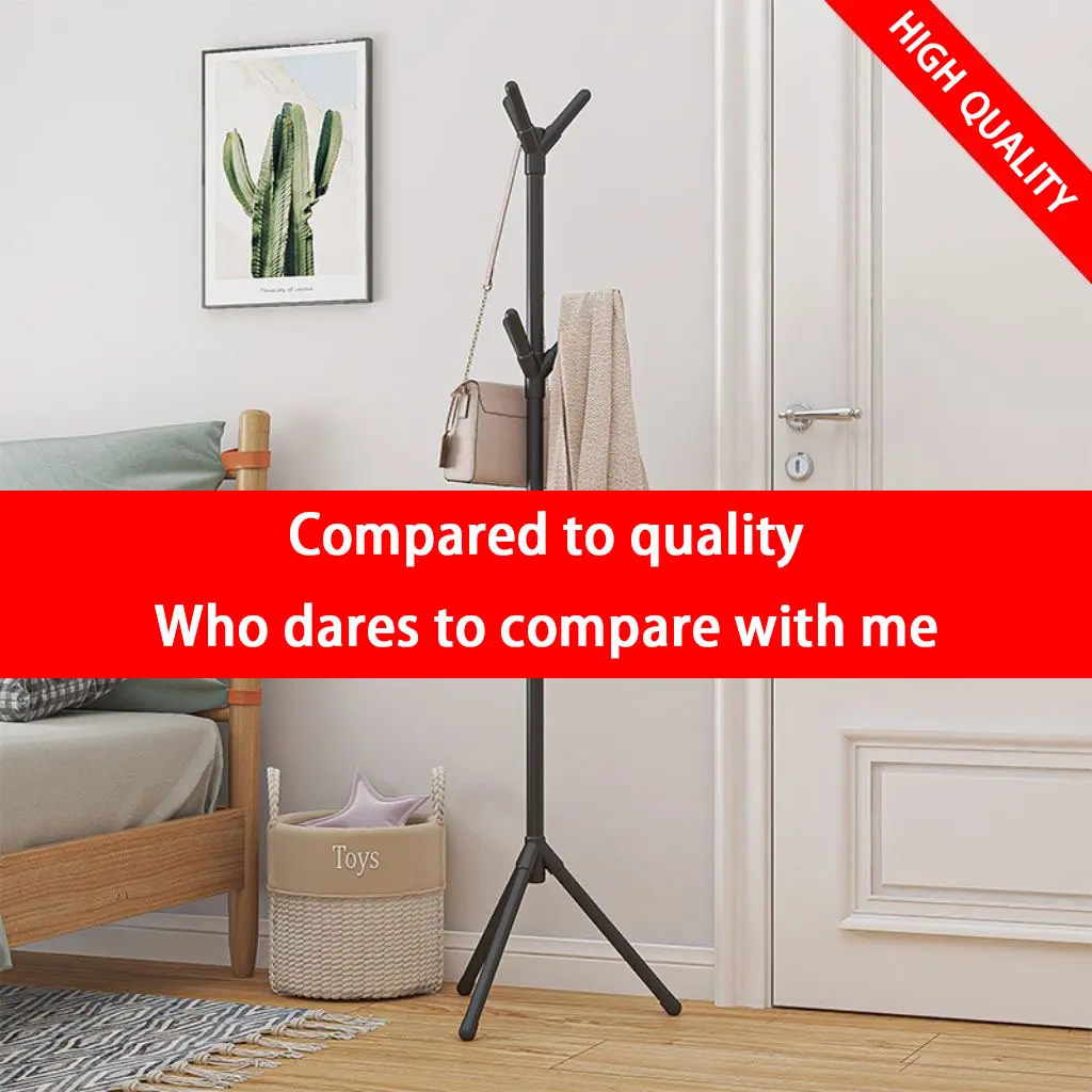 2025 New Simple Assembly Floor Standing Vertical Coat Rack For Home Living Room Dormitory Clothing Storage Organizer