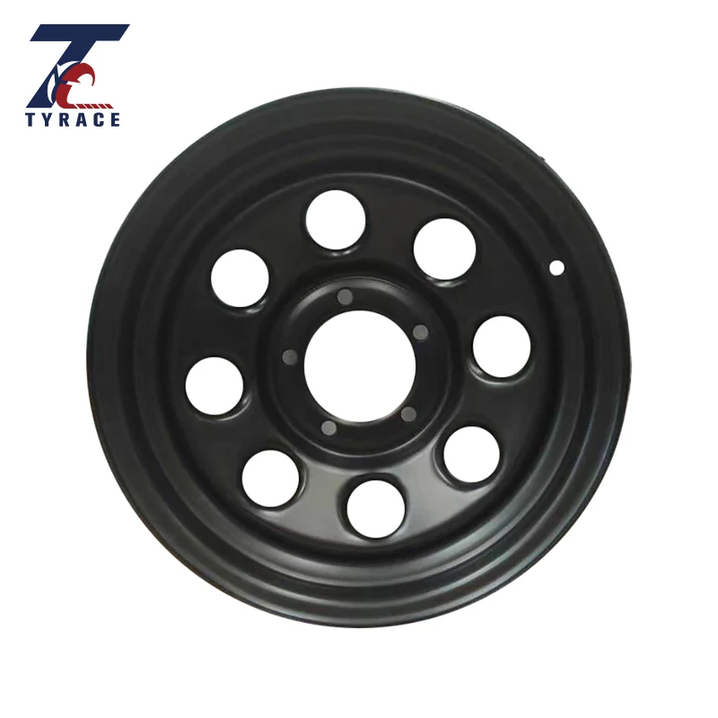 15x7 Steel Off-Road 4x4 Wheel Rims for Pickup SUV Land Cruiser 4x4 Wheel Accessories
