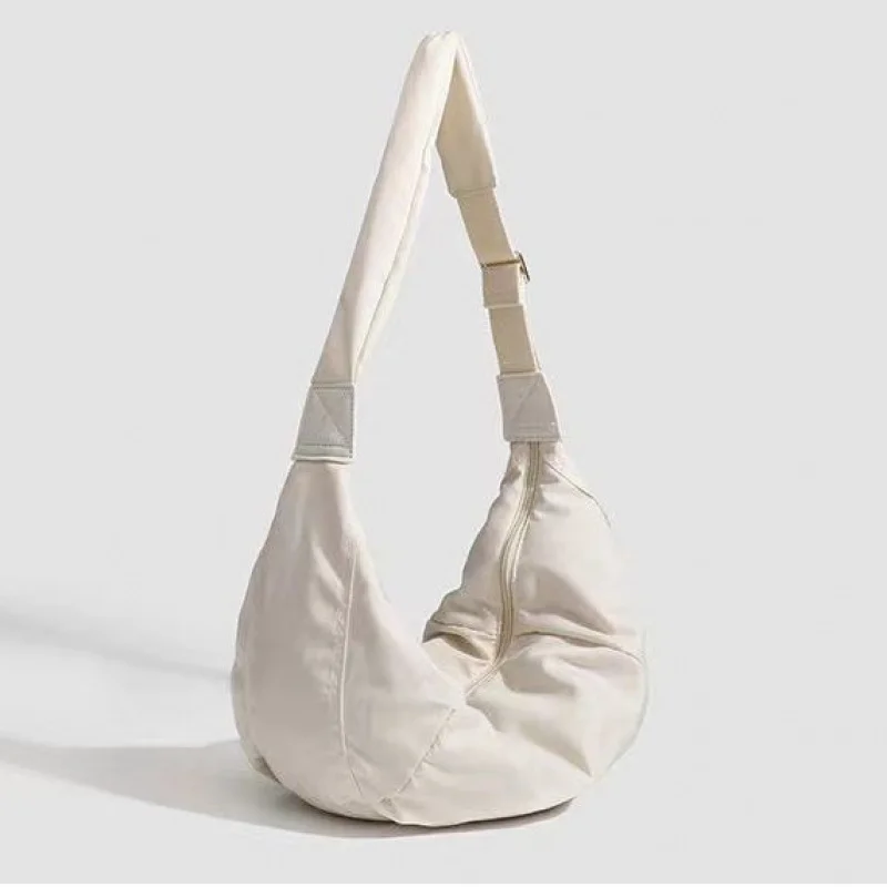 

Trendy Solid Color Dumpling Bag Simple Fashionable Versatile Crossbody Bag Single Shoulder Underarm Bag
