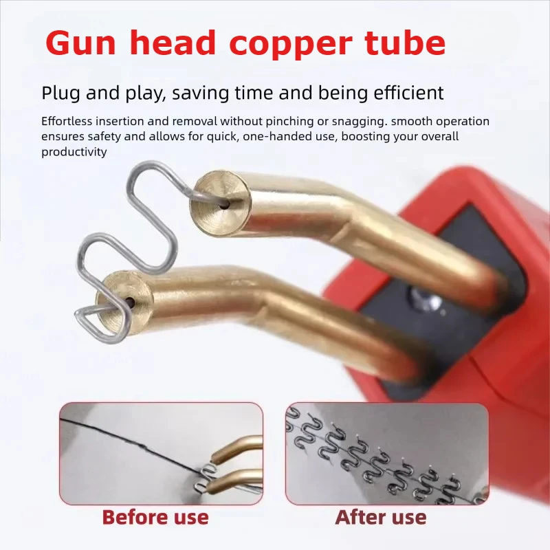 7pcs/set Plastic Welder Welding Machine Car Bumper Soldering Gun 4 Types Staples for Bumper/Kayak/Plastic Product Repairs DIY
