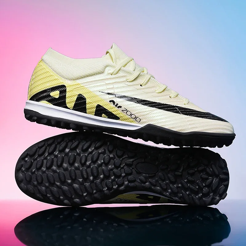 

Adult Soccer Cleats Men-Low-Tops Lace Up Football Shoes for Youth Soccer Shoes Indoor Outdoor TF