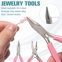 Round Concave Pliers Wire Looping Pliers Precision Jewelry Pliers Wire Bending Tools Jewelry Hand Tools DIY Tool Cutting Pliers 4