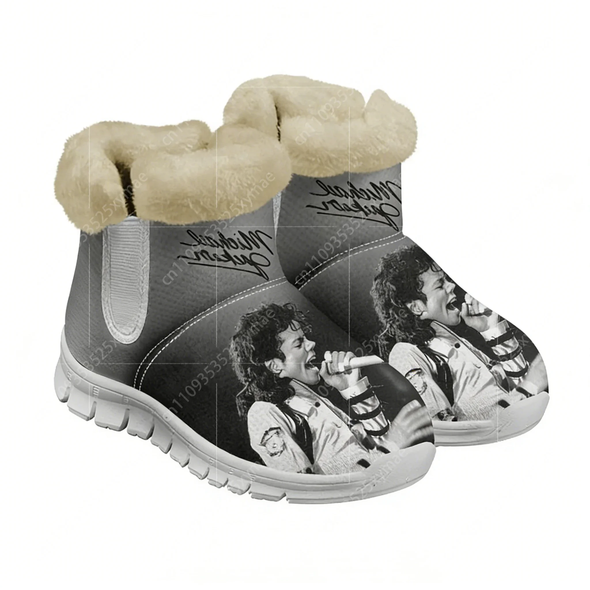 

Michael Jackson Snow Boots Pop Singer Dancer Mens Womens Teenager Shoes Keep Warm Casual Lightweight Sports Custom Sneakers