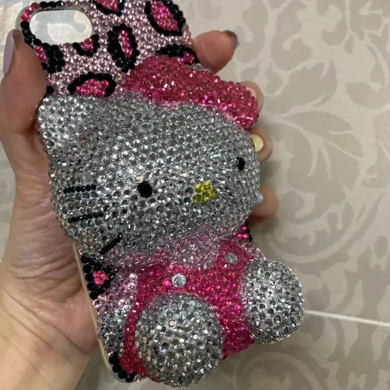 

Rhinestone bling crystal phone case chain for iPhone 16 12 13 14 15pro Max X Xs XR 7 8 plus se 2 3 10 transparent bumper cover
