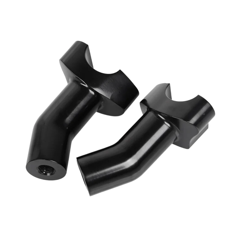 

AU28-Black 3.5Inch Tall Pullback Handle Bar Risers Aluminum Handlebar Riser Handlebar Riser