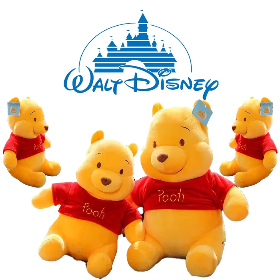 

25-45 см Disney Винни Пух Плюшевые игрушки Мягкая кавайная аниме Эльф Кукла Мультфильм Медведь Пух Плюшевая кукла Подарок на день рождения для мальчиков