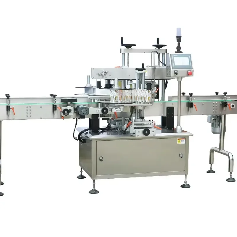 2026 hot Automatic Double-sided Bottle Sticker Labeling Price Labeler Machine