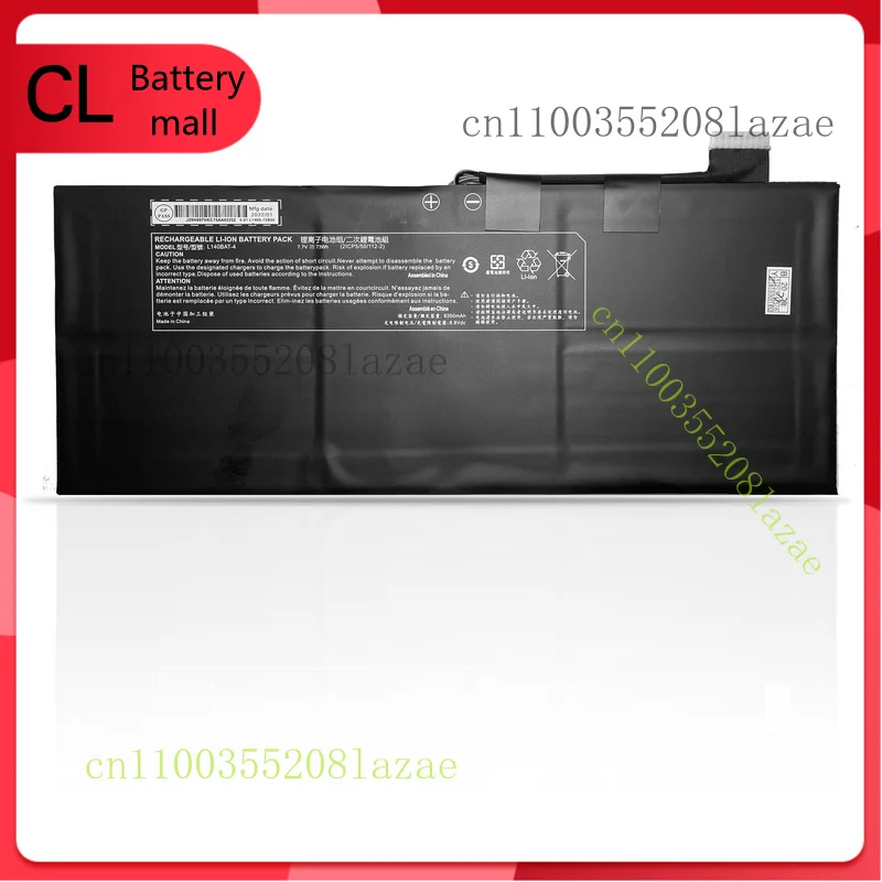 

New Genuine L140BAT-4 6-87-L140S-72B01 battery for Clevo Lemp9 System76 Pro 73Wh