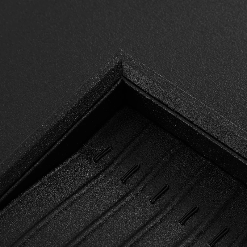YinBeiNi Stackable Ring Earrings Necklace Bracelet Display Tray PU Leather Jewelry Organizer Drawer Inserts Storage Tray P007