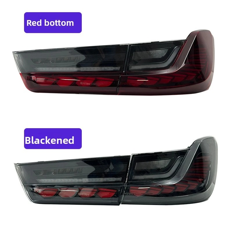 Aftermarket Tail Light Assembly For BMW 3 Series G21 G81 Touring 2019-2023 Dragon Scale Style Housings Turn Signal Tail Light