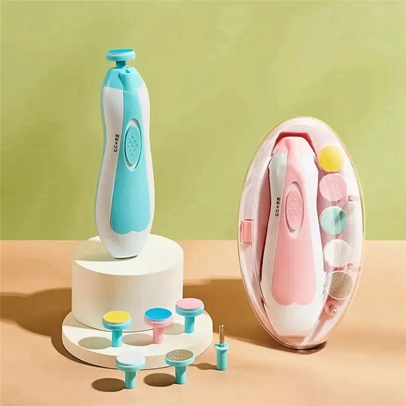 AEE6-2Pcs Nail Polisher Electric Nail Polisher Nursing Nail Clipper Nail Polisher, Without Battery