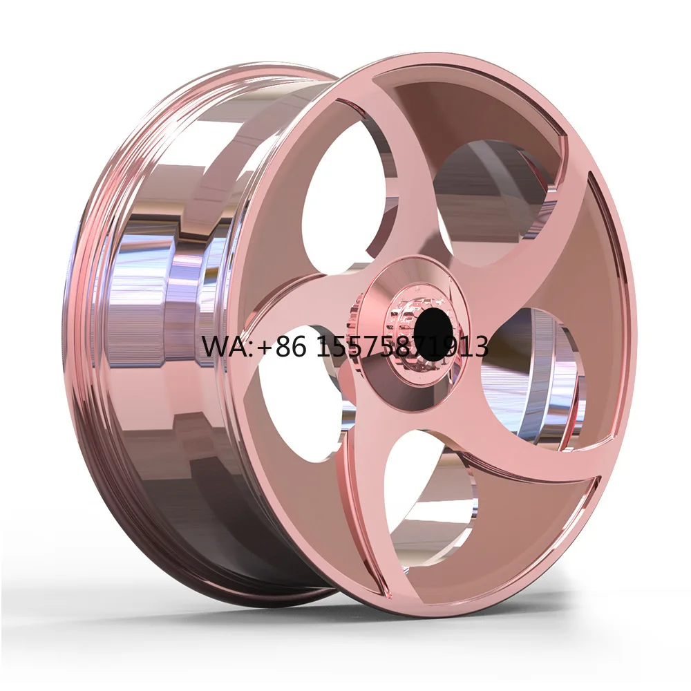 

Factory Direct Sale R20 Inch Rose Gold Aftermarket Customized Forged Aluminum Alloy Wheels for Passenger Automobile
