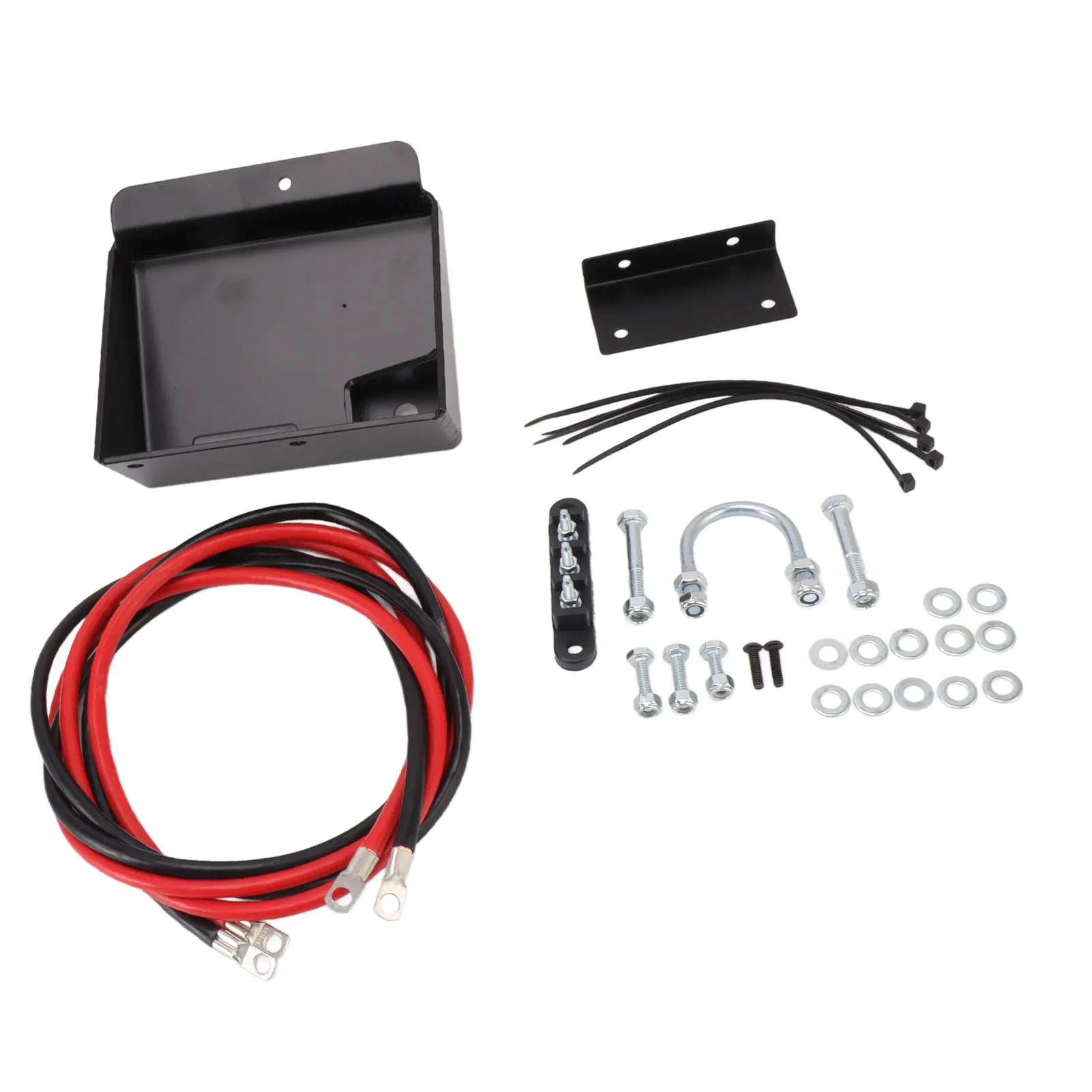 Battery Box Relocation Kit Professional Strong Power Waterproof Easy Install Stable Battery Relocate Box with Tray for ATV