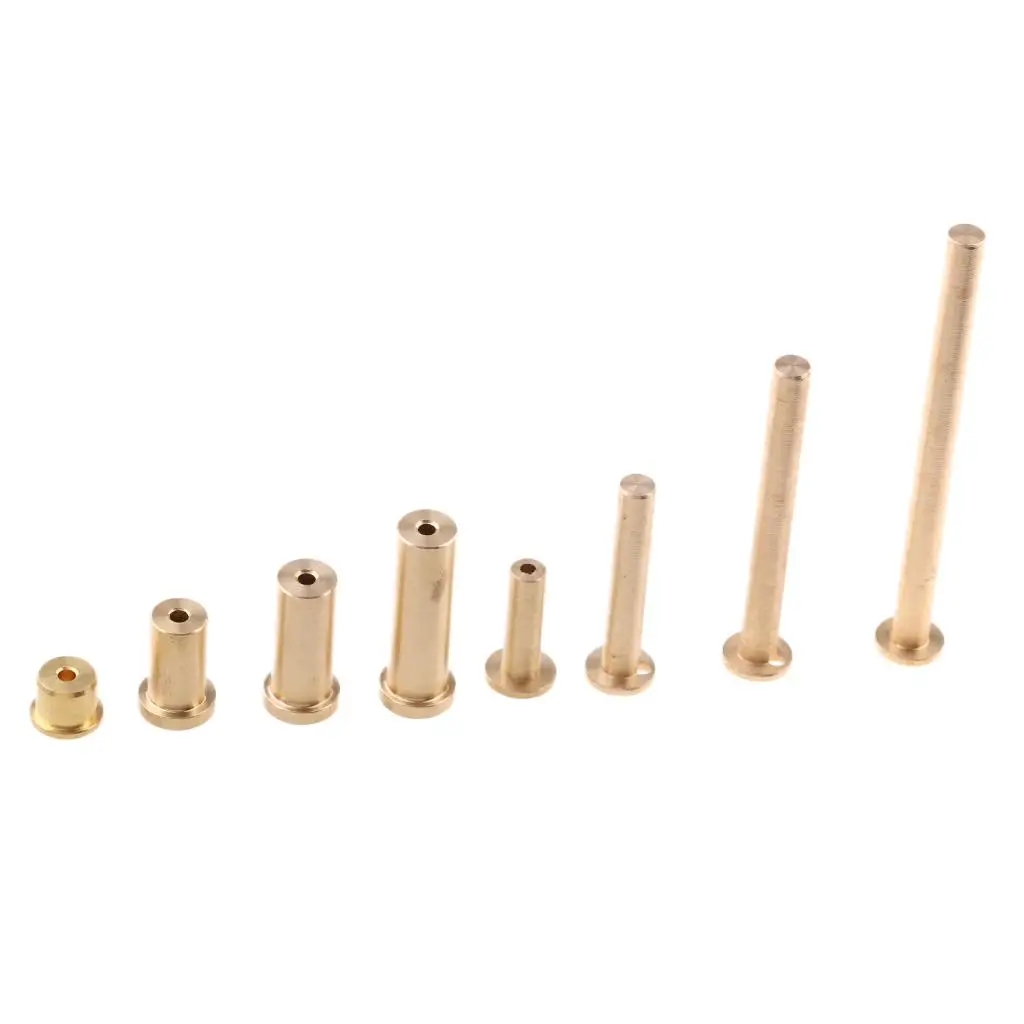 8Pcs Premium Brass Golf Shaft Tip Plug Swing Weight Accessories