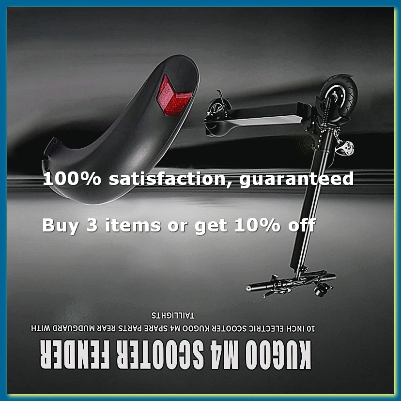 10 Inch Electric Scooter Rear Guard with Taillight for-A56M