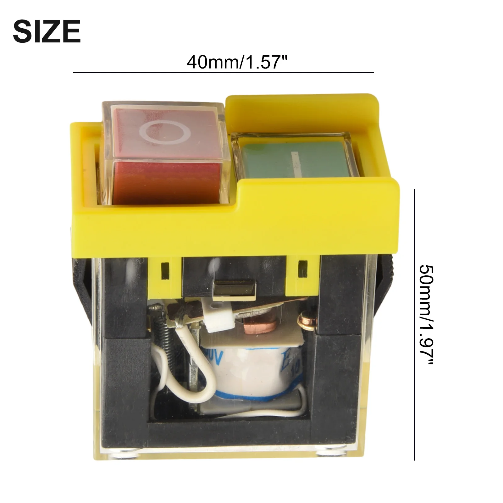 250V 2-Button Waterproof Dustproof Switches Momentary Electromagnetic Switches For Machine Safety Switches For KJD6 5E4