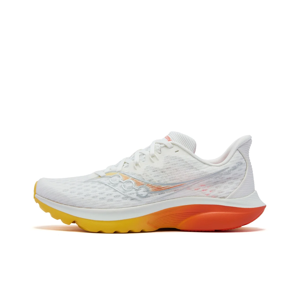 Saucony Kinvara 16 Balance Rebound Breathable Low top Running Shoes Unisex White S31020-553