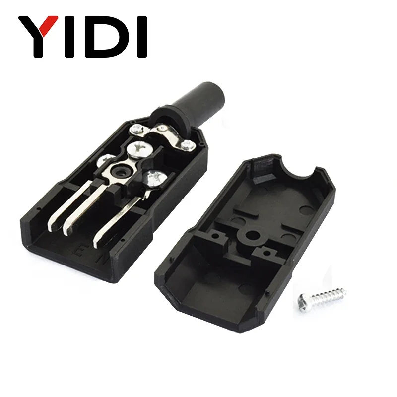 10A 250V IEC Straight Cable Plug Connector C13 C14 Female Male Plug Rewirable Power Connector 3 Pin AC Socket Industrial Plug