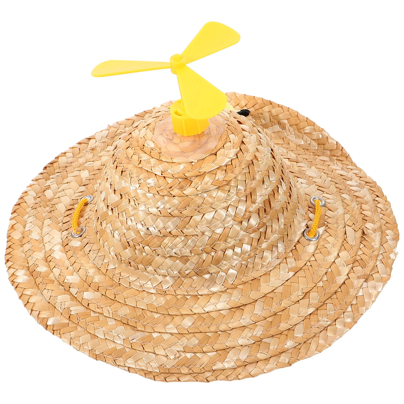 

1Pcs Pet Straw Hat Creative Straw Woven Comfortable Breathable Hat Pet Photo Prop Perfect for Parties Vacation