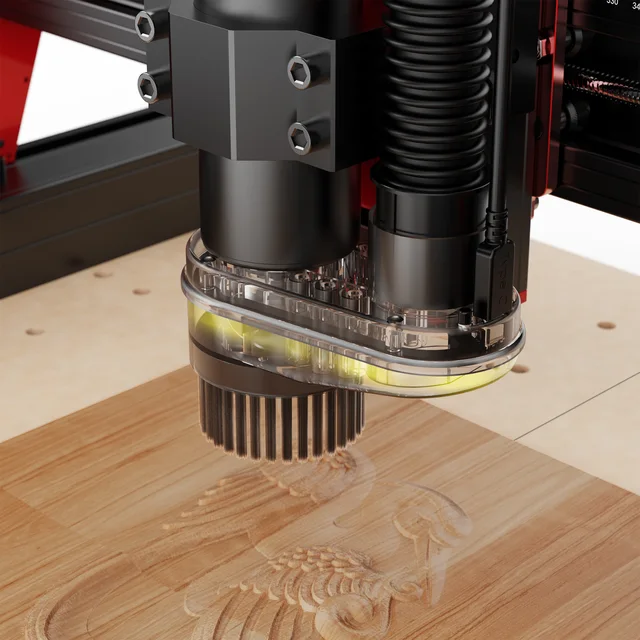 Brush Vacuum Cleaner For Twotrees TTC450/TTC450 PRO CNC Router Milling Engraving Machine 775 and 500W Spindle Motor 4