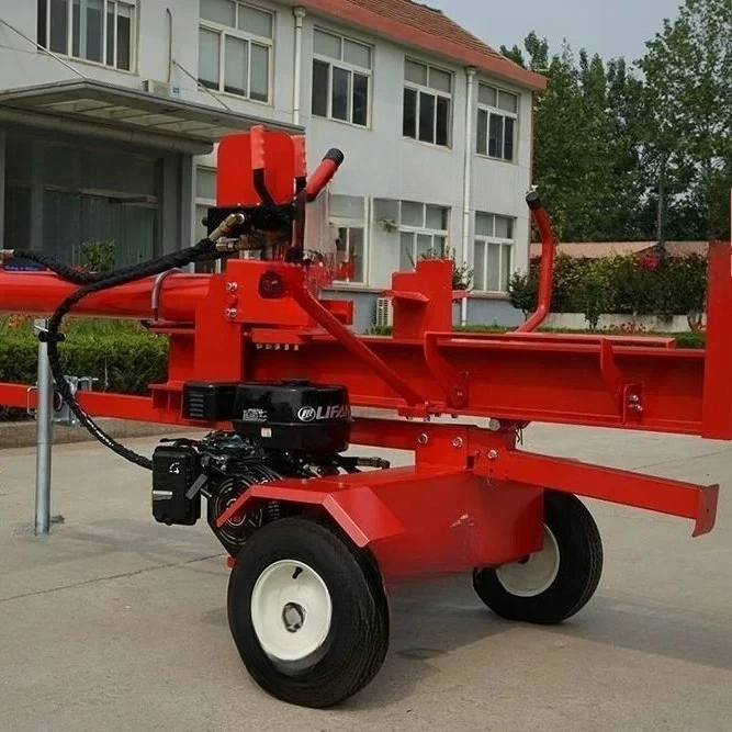 Wood Log Splitter Hot Selling Cheap 50Ton Fuel Driven 15HP