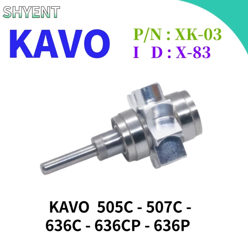 

Dental High Speed Air Turbine Cartridge Rotor Turbine Cartridge Rotor Fit KAVO 505C 507C 636C 636P 636CP Ceramic Ball Bearing