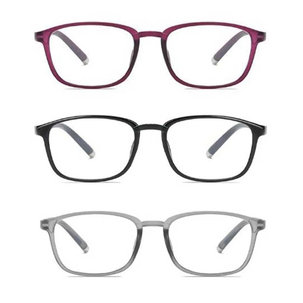 Short Sighted Spectacles Nearsighted Glasses 0 -1.0 to -6.0 Myopia Glasses Square Eyewear Computer Eyeglasses Vision Care