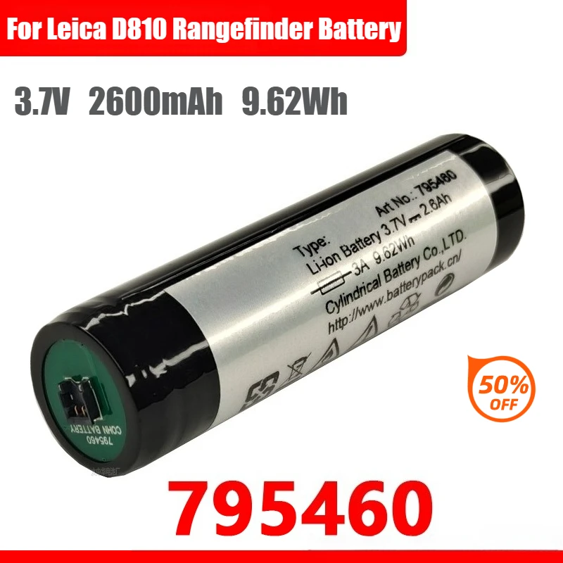 

New 9.62Wh 795460 Lithium Battery For Leica D810 Rangefinder Battery 3.7V 2600mAh Li-ion Batteries