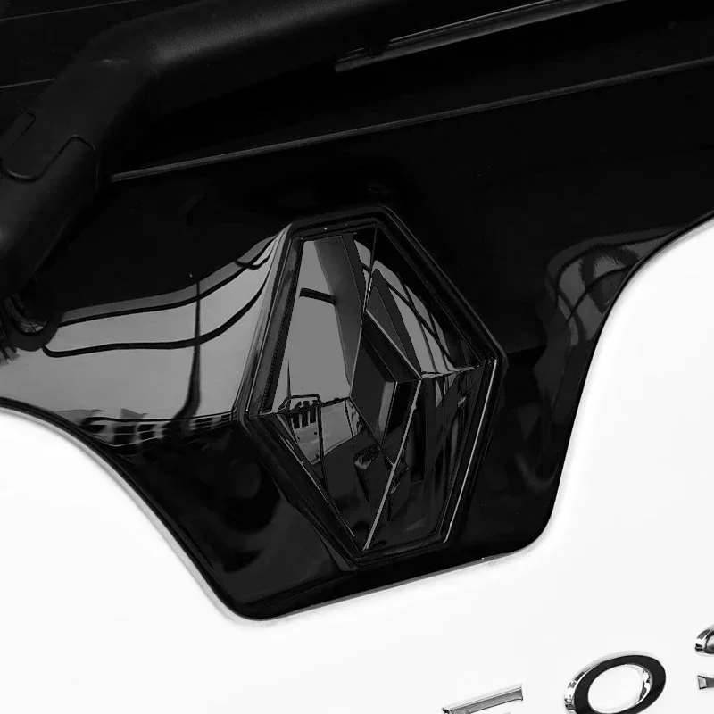 3D Logo Badge Car Front Grille Emblem Rear Trunk Sticker For Renault ZOE Austral Kardian Rafale Kangoo Arkana Clio Koleos Megane view 6