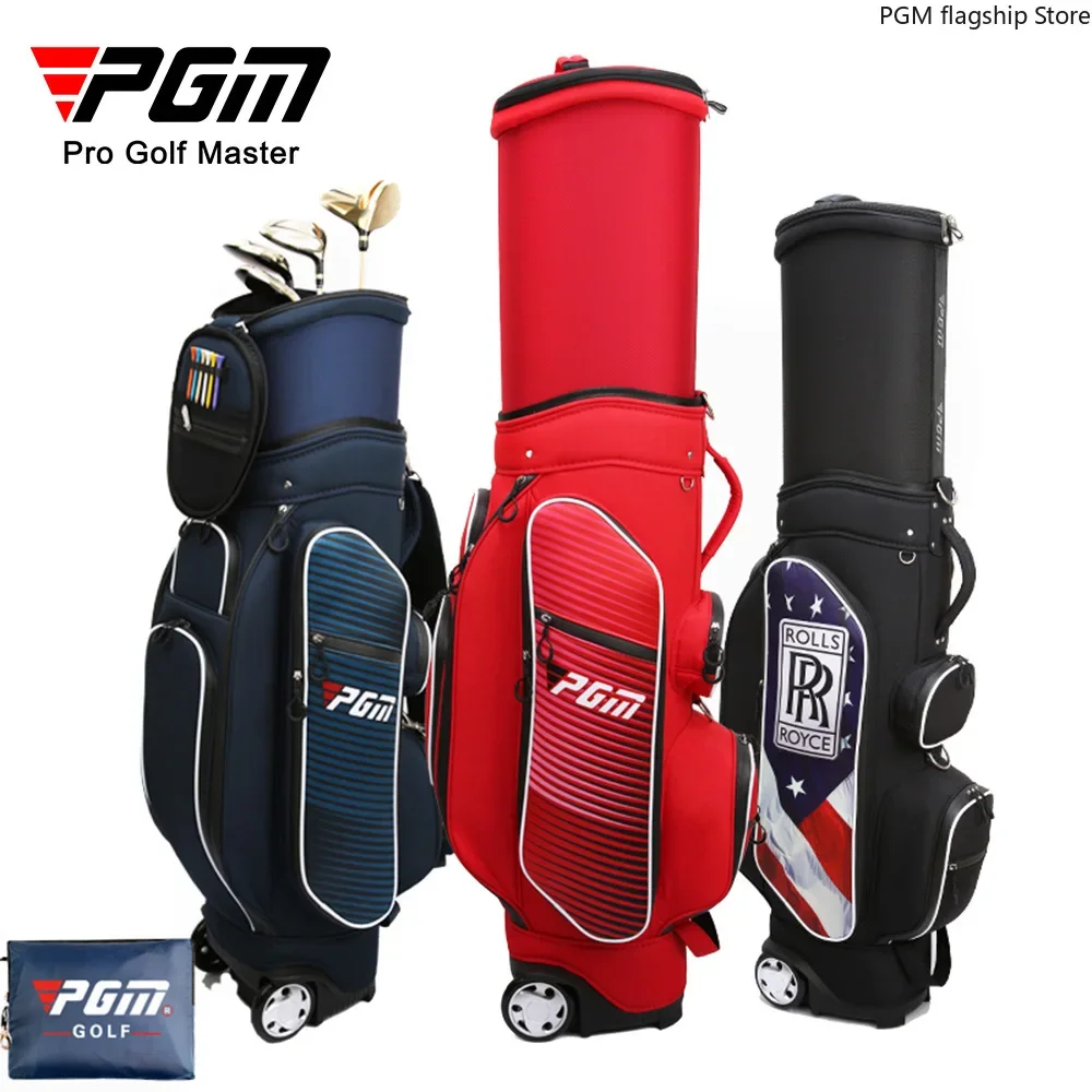 Bolsa de golf impermeable PGM para hombres y mujeres Bolsa de golf retráctil con Tug QB045